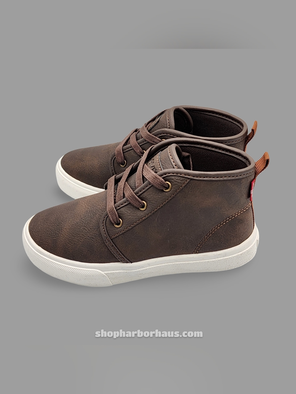 Brown Lace-Up Chukka Sneakers by Levi's, Kid's 12 (NWOT)
